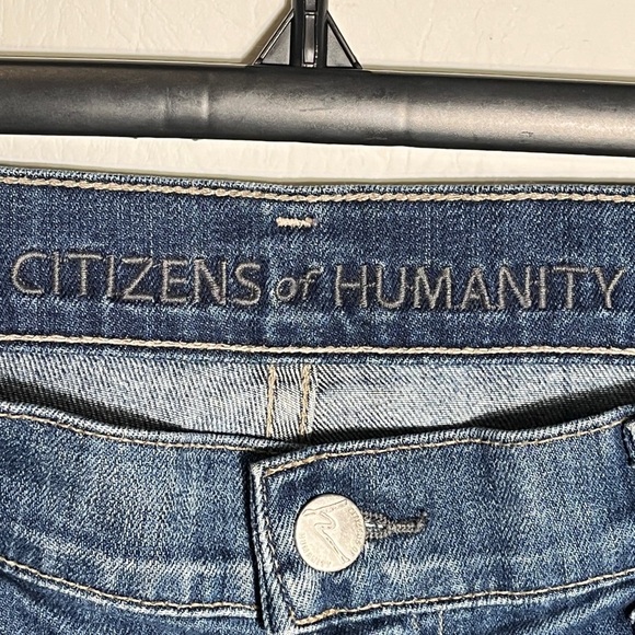 Citizens Of Humanity COH Dani Cropped Straight Blue Ankle Jeans sz 27 - Picture 7 of 15